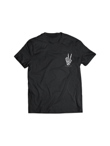 SECRETS: SKELETON PEACE POCKET T-SHIRT