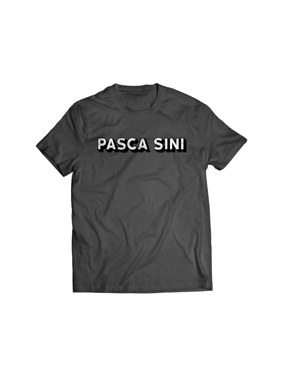 PASCA SINI : GREY LOGO T-SHIRT