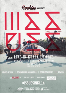 ROCKISS PRESENTS ISSUES (LIVE IN MALAYSIA 2014) POSTER